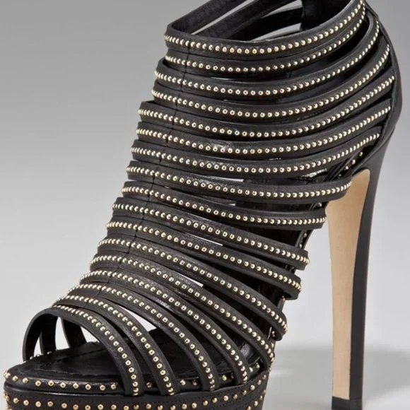 Christian Dior Studded Caged Bootie - Picture 4 of 15